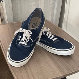 Vans Men's Dark Blue Canvas Sneakers